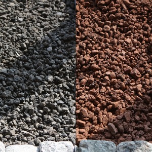 송이자갈 레드 블랙 10kg  현무암 화산석 1~2cm
